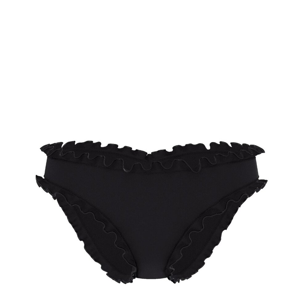 new victoria's secret cheeky ruched swimsuit bikini bottoms black xs - Picture 2 of 2